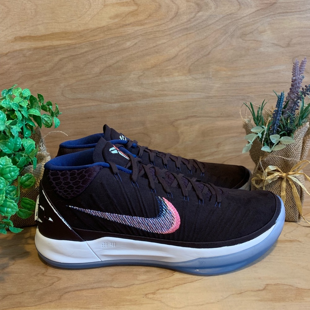 NEW Nike Kobe AD Mid Port Wine Basketball Shoes - Picture 3 of 8